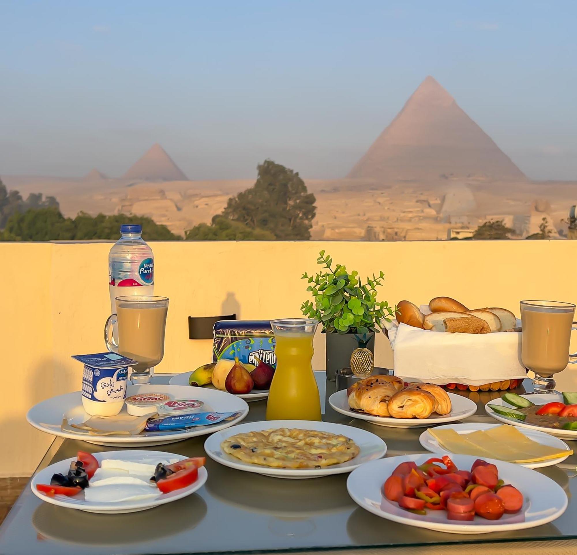 Pyramids Vista Inn Kafret el-Gabal Zewnętrze zdjęcie